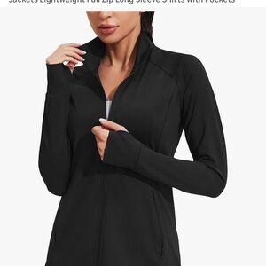 Women's Black Full-Zip Jacket